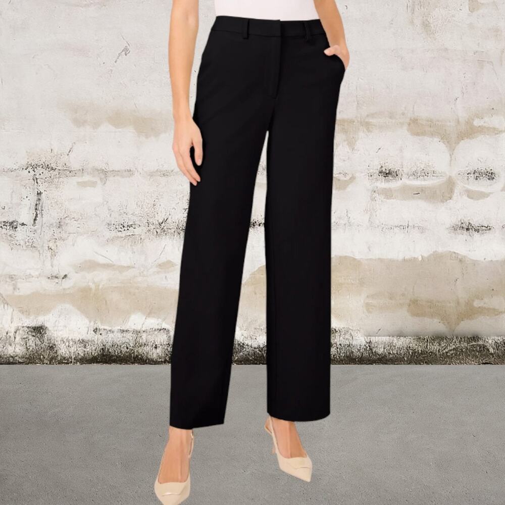 Halogen Women's Taylor Fit Black Dress Pants Size 4P